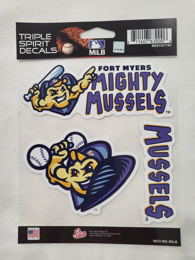 Mighty Mussels Triple Spirit Decals