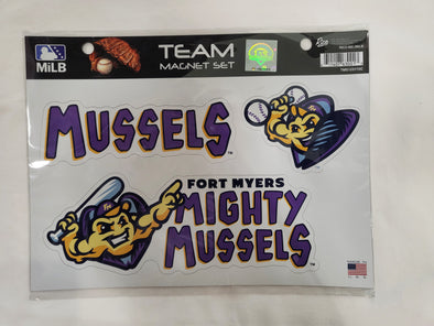 Mighty Mussels Team Magnet Set