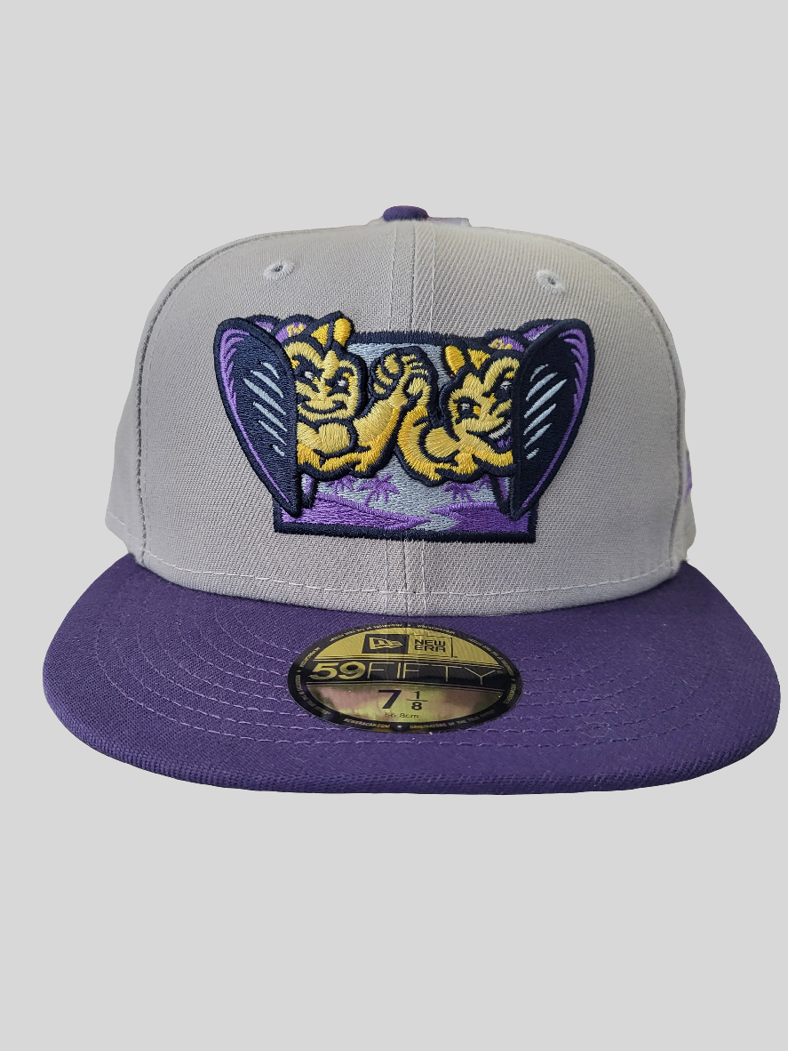 New Era On Field Alternate 59/Fifty Fitted Hat, Gray/Purple