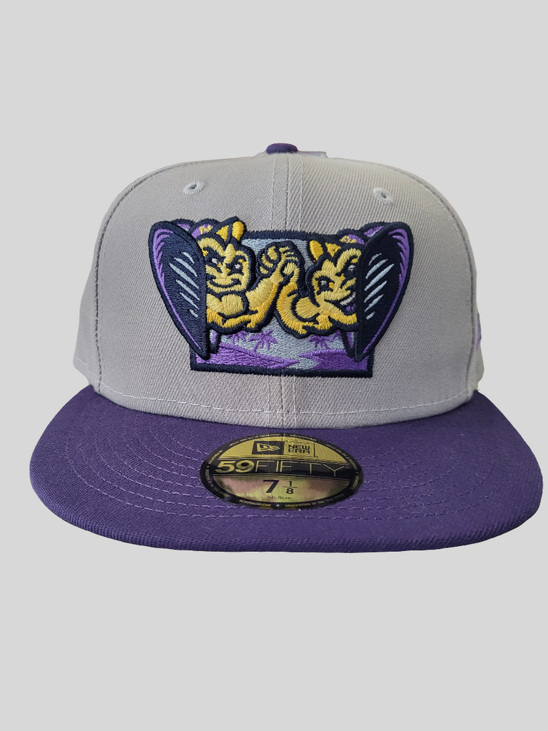 New Era On Field Alternate 59/Fifty Fitted Hat, Gray/Purple – Fort