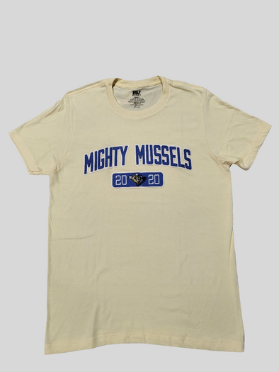 Mighty Mussels Sunray Yellow Applique Tee