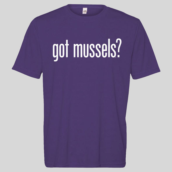 Mighty Mussels youth Performance Tee/GOT MUSSELS?