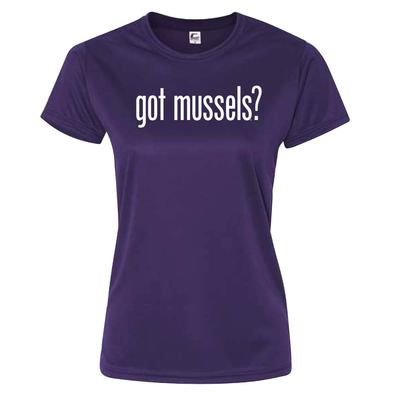 Mighty Mussels Ladies Performance Tee/GOT MUSSELS?