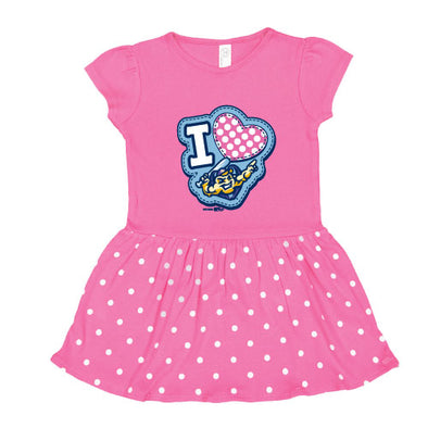 Infant Heartthrob Dress, Raspberry