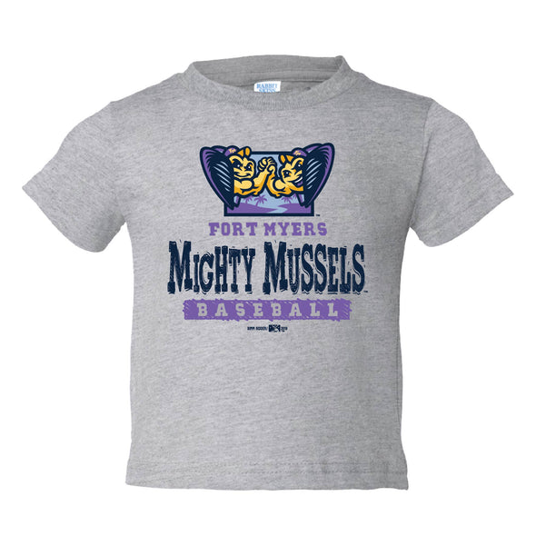 Mighty Mussels Infant Edition T-Shirt, Gray