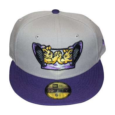 New Era On Field Alternate 59/Fifty Fitted Hat, Gray/Purple